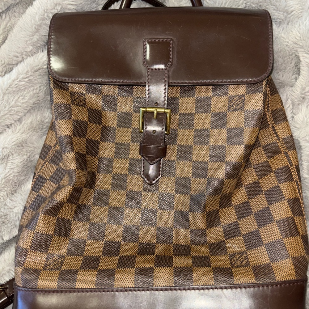 Louis Vuitton Soho Backpack Brown Canvas (preloved)